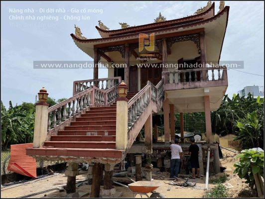 Thần đèn cẩm lũy nâng nhà, dời nhà, chống lún, chỉnh nhà nghiêng