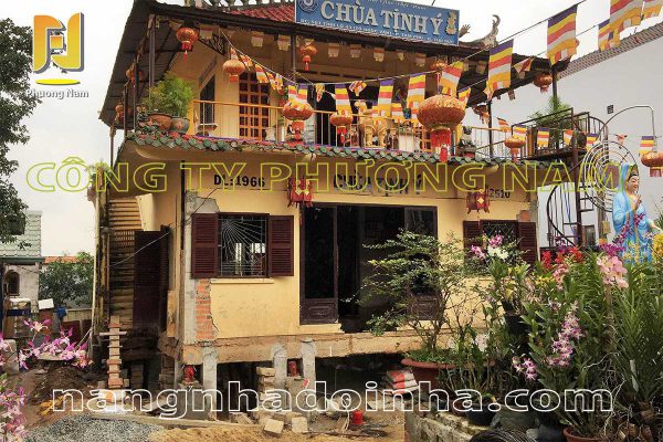 thần đèn nguyễn cẩm lũy, nâng nhà, dời nhà, nhà nghiêng, lún móng, gia cố móng, nguyễn văn cư, ép cọc, nền móng yếu