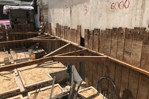 ⭐Gia Cố Móng Nhà Lún, Nhà Nghiêng cừ chống sạt lở đất thi công tâng hầm