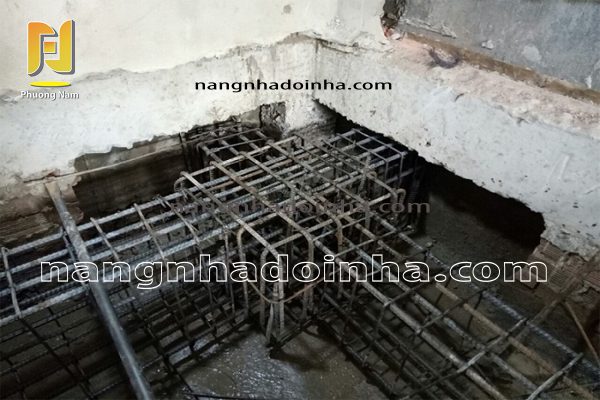 cốt thép gia cố móng - nâng tầng nhà Cốt thép gia cố móng - nâng tầng nhà